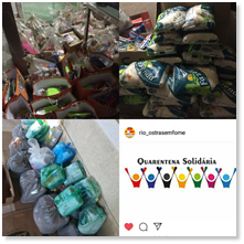 A onda de ajuda solidária