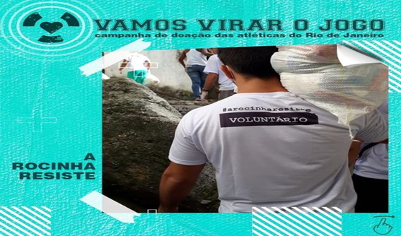 A campanha “Vamos Virar O Jogo” substitui a rivalidade do esporte universitário por solidariedade em tempos do Coronavírus