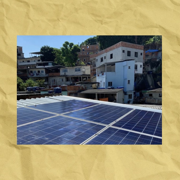 Projeto de geração solar promove um estilo de vida sustentável nas comunidades cariocas