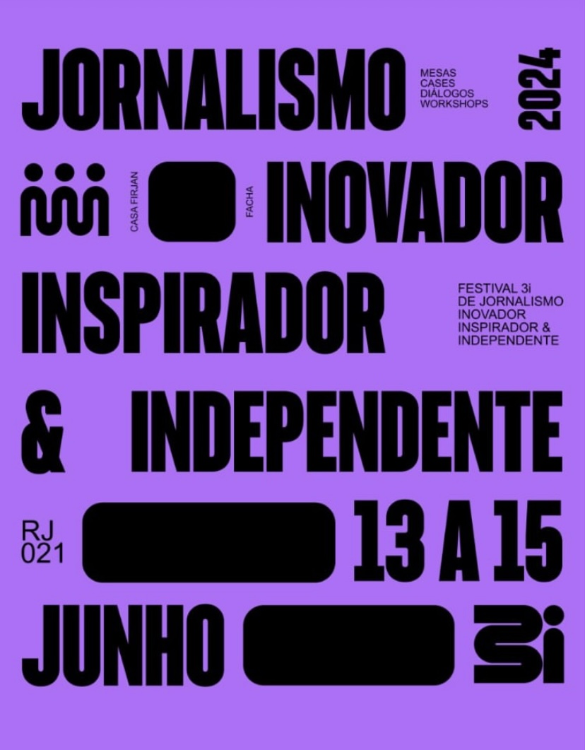 Festival 3i de Jornalismo 2024: inovações e debates sobre o futuro do jornalismo