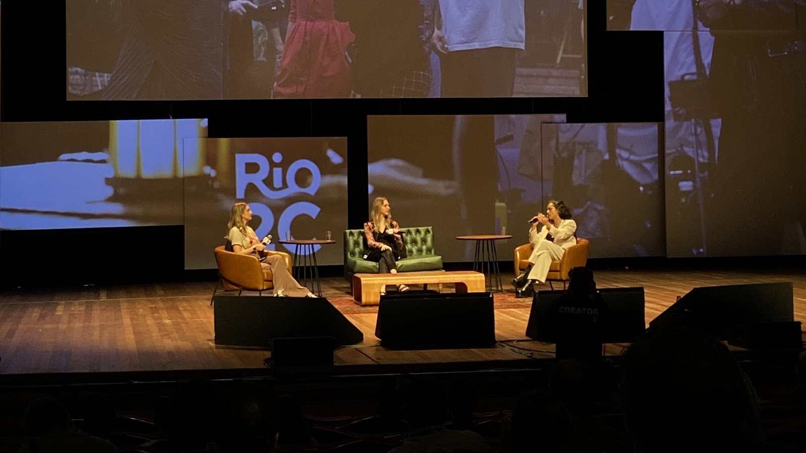 A Construção de Franquias Fantásticas para Além das Telas, com Mary Livanos e Gandja Monteiro no palco Global Stage do Rio 2C 