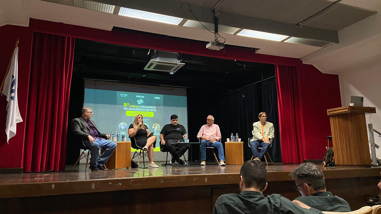 A UVA promoveu a 5ª Premiação de Jornalismo e reforçou o diálogo entre alunos e mercado